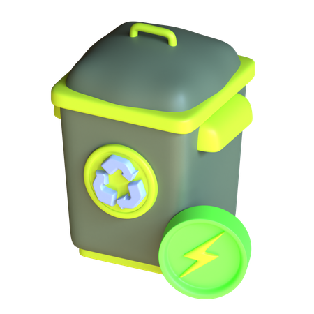 Lixo reciclado  3D Icon