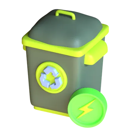 Lixo reciclado  3D Icon
