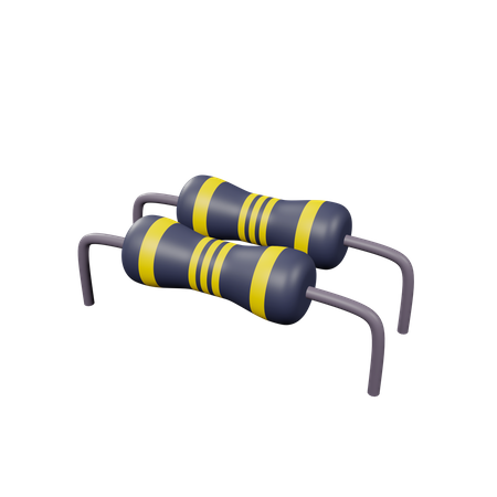 Resistor  3D Illustration