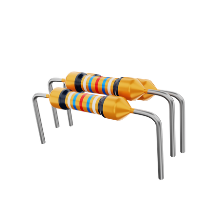 Resistor  3D Illustration