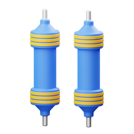 Resistor 3D Illustration