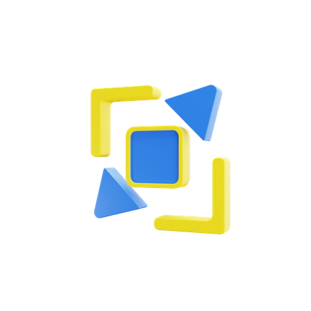Resize  3D Icon
