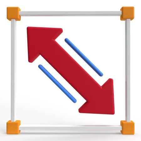 Resize  3D Icon