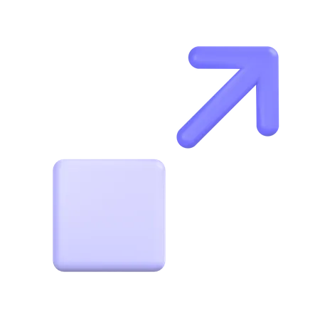 Resize  3D Icon