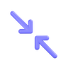 3d diagonal arrow emoji