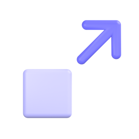 Resize 3D Icon