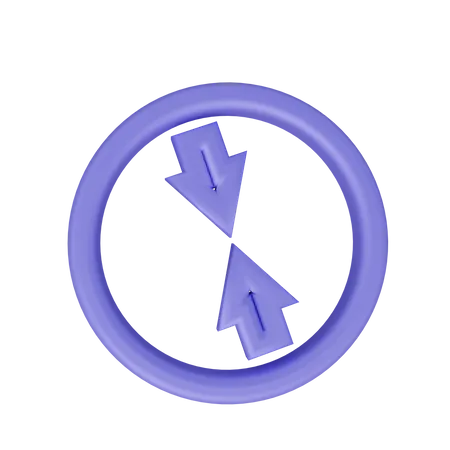 Arrow Sign Two 3D Icon