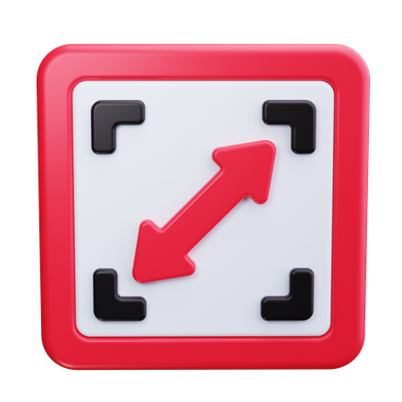 Resize Cursor  3D Icon