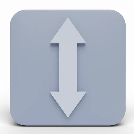 Resize Vertical  3D Icon