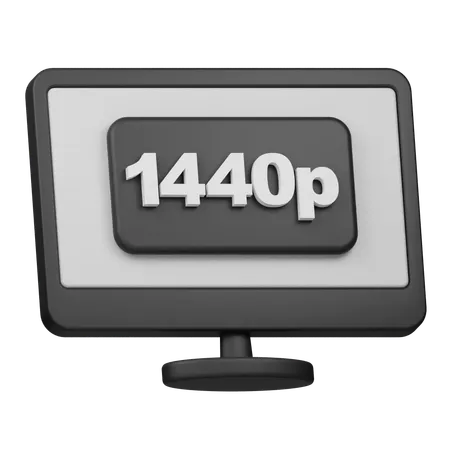 Resolução 1440p  3D Icon