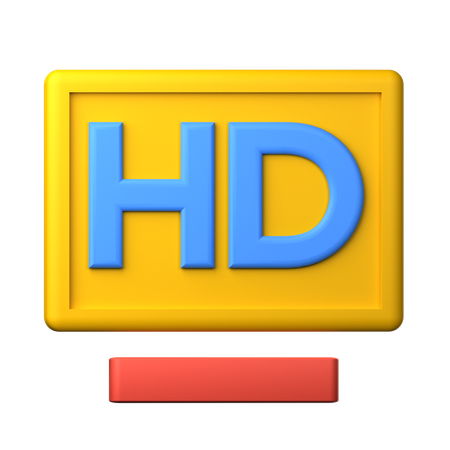 Resolução HD  3D Icon