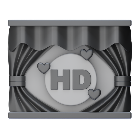 Resolução HD  3D Icon