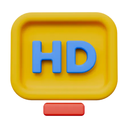 Resolução HD  3D Icon