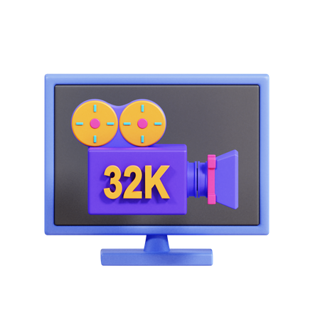 Resolución de 32k  3D Icon