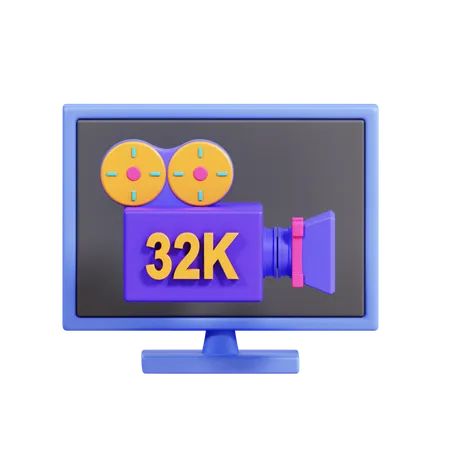 Resolución de 32k  3D Icon