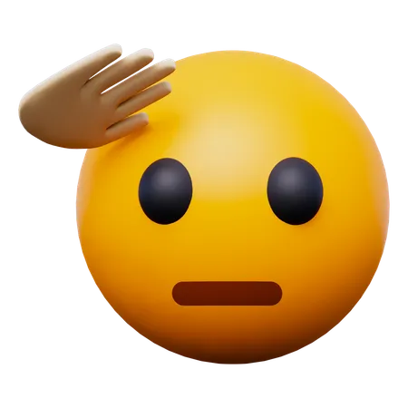 Respeito emoji  3D Icon