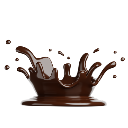 Respingo de chocolate  3D Icon
