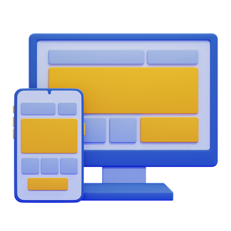 Conception réactive  3D Icon