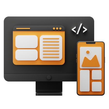 Responsive Design Mode  3D Icon