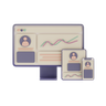 responsive web design emoji 3d