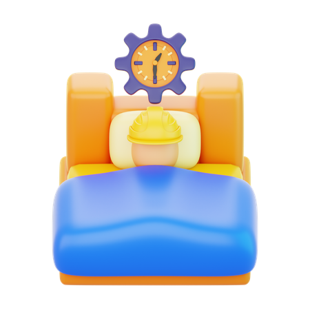 Rest  3D Icon