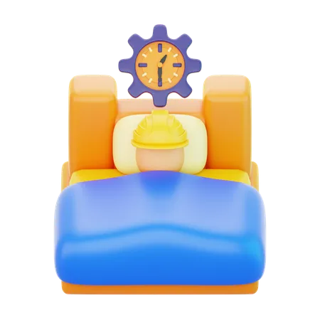 Rest  3D Icon