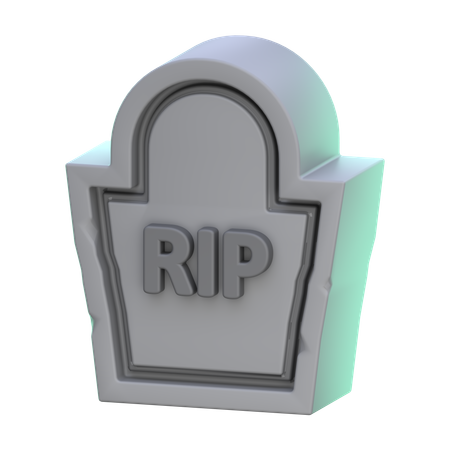 Rest In Peace  3D Icon