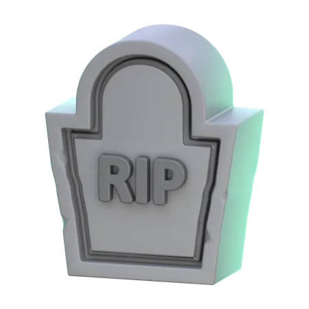 Rest In Peace  3D Icon