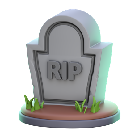 Rest In Peace  3D Icon