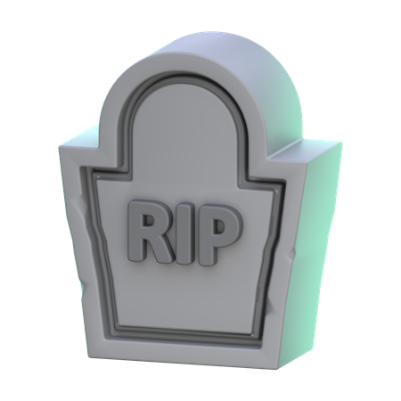 Rest In Peace  3D Icon