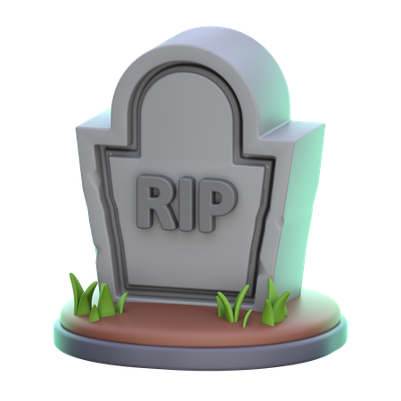 Rest In Peace  3D Icon