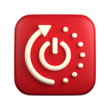 Restart  3D Icon