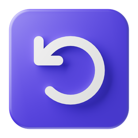 Restart Button  3D Icon