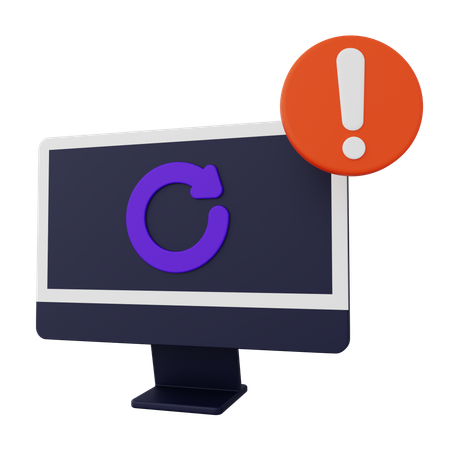 Restart Computer  3D Icon