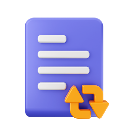 Restauración de archivos  3D Icon