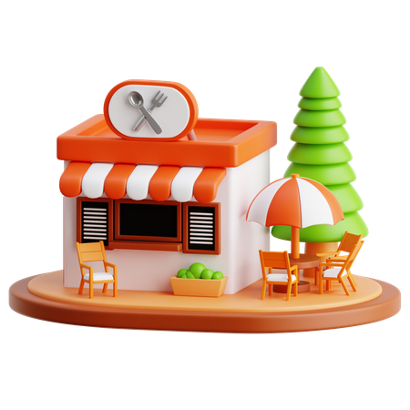 Restaurant  3D Icon