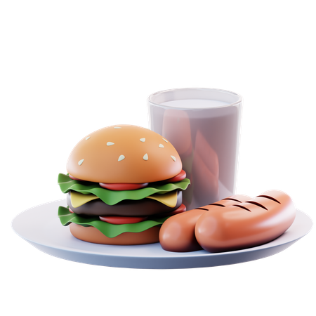 レストラン  3D Icon