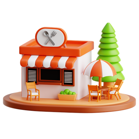 Restaurant  3D Icon