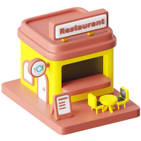 Restaurant  3D Icon