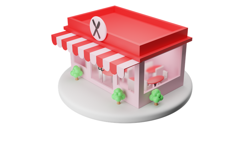 Restaurant  3D Icon