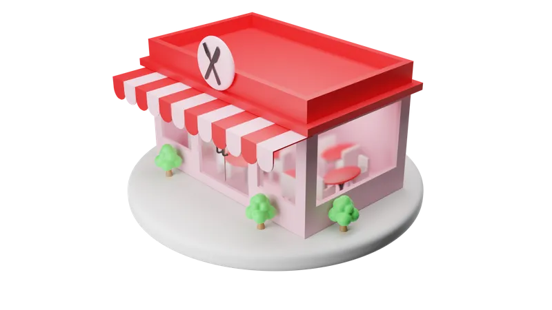 Restaurant  3D Icon