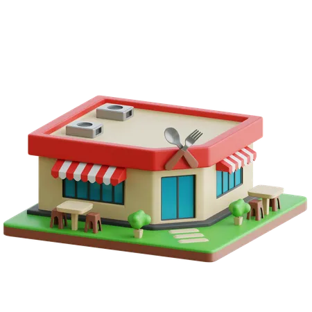 Restaurant  3D Icon