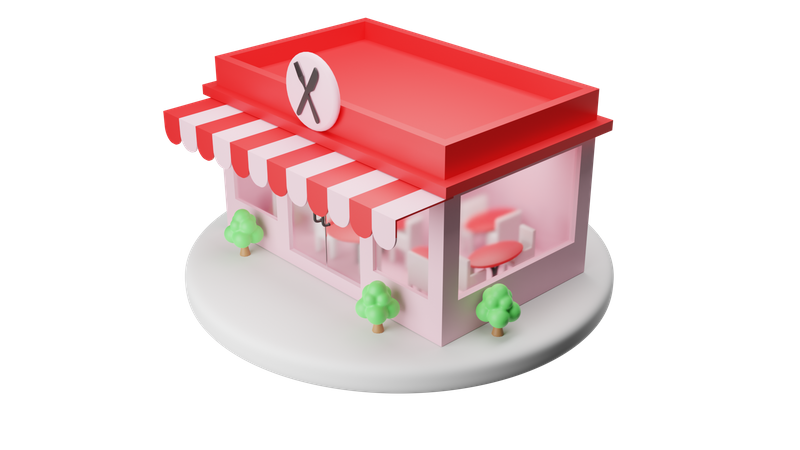 Restaurant  3D Icon
