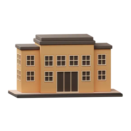 Restaurant building  3D Icon