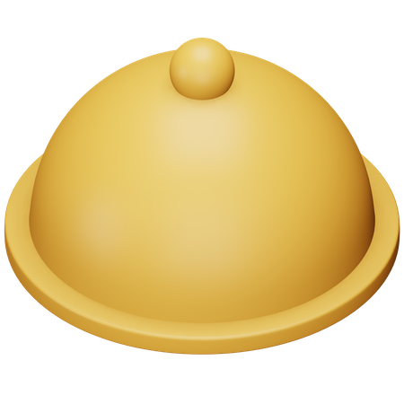 Restaurant Cloche  3D Icon