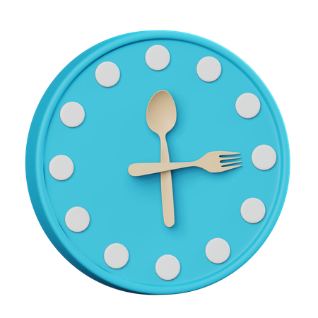 Restaurant Clock Timer  3D Icon
