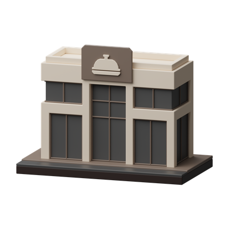 Restaurantgebäude  3D Icon