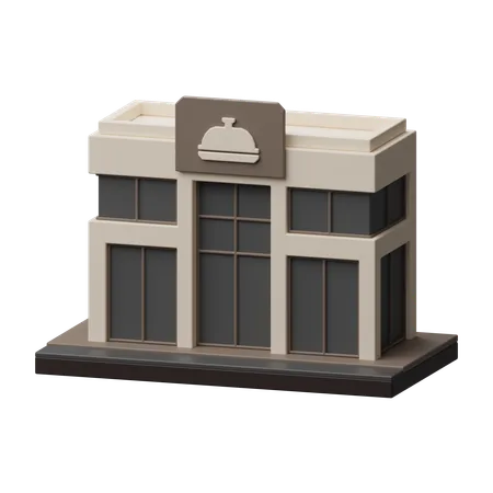 Restaurantgebäude  3D Icon