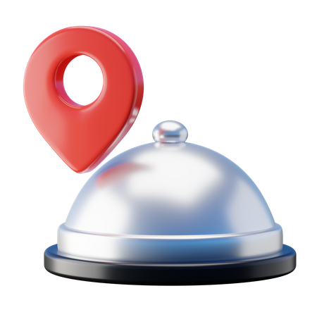 Restaurant Location  3D Icon