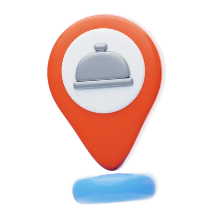 Restaurant Location  3D Icon